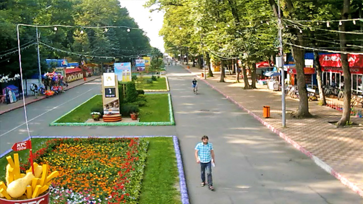 Вход в парк Победы